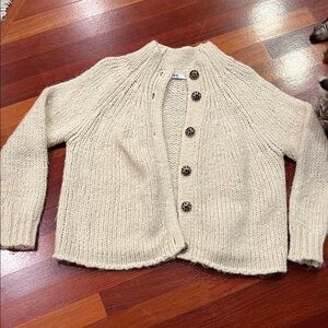 Zara Mohair Wool blend cardigan with buttons